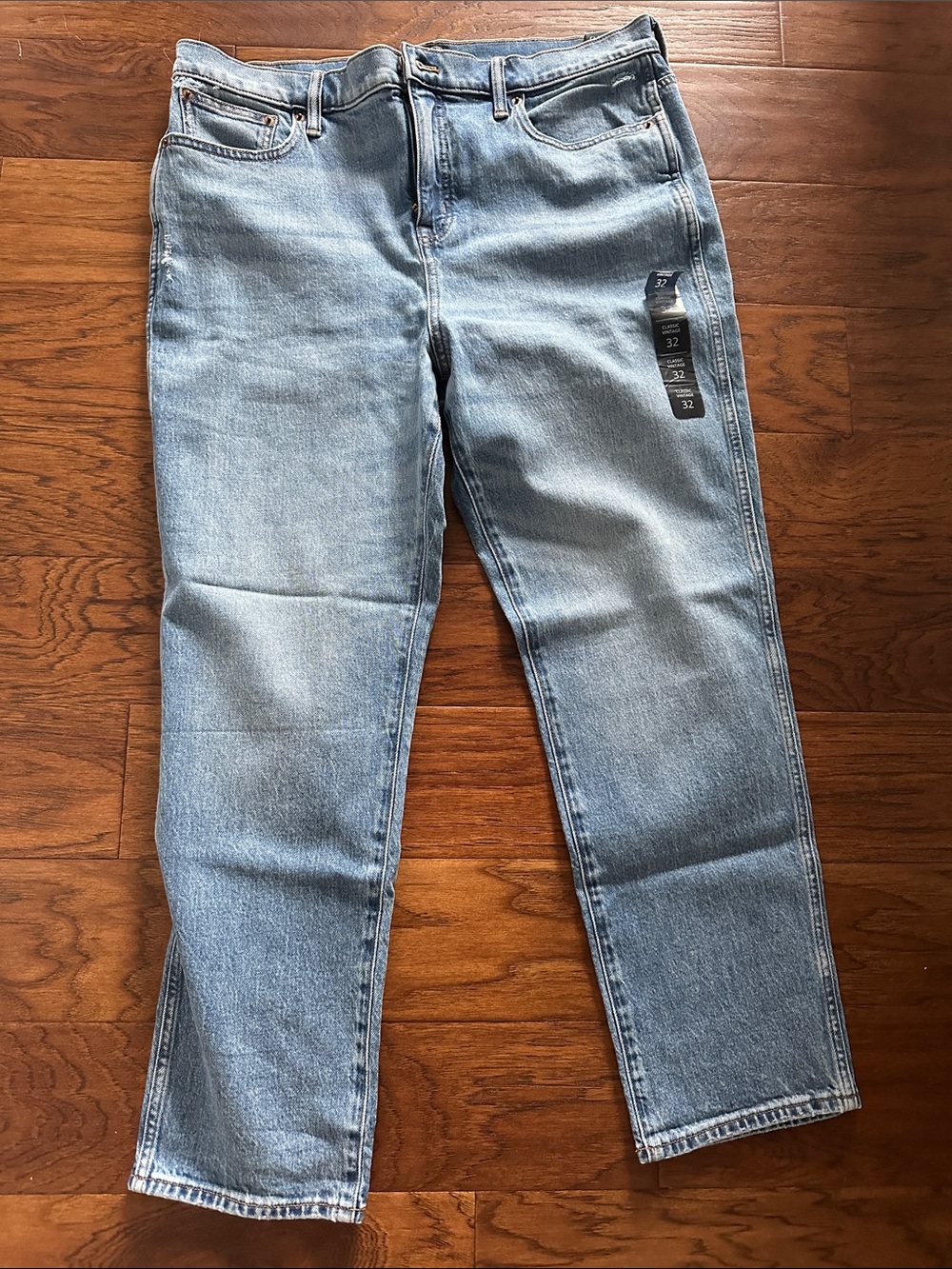 JCrew Straight Fit Jeans in Light Blue Denim